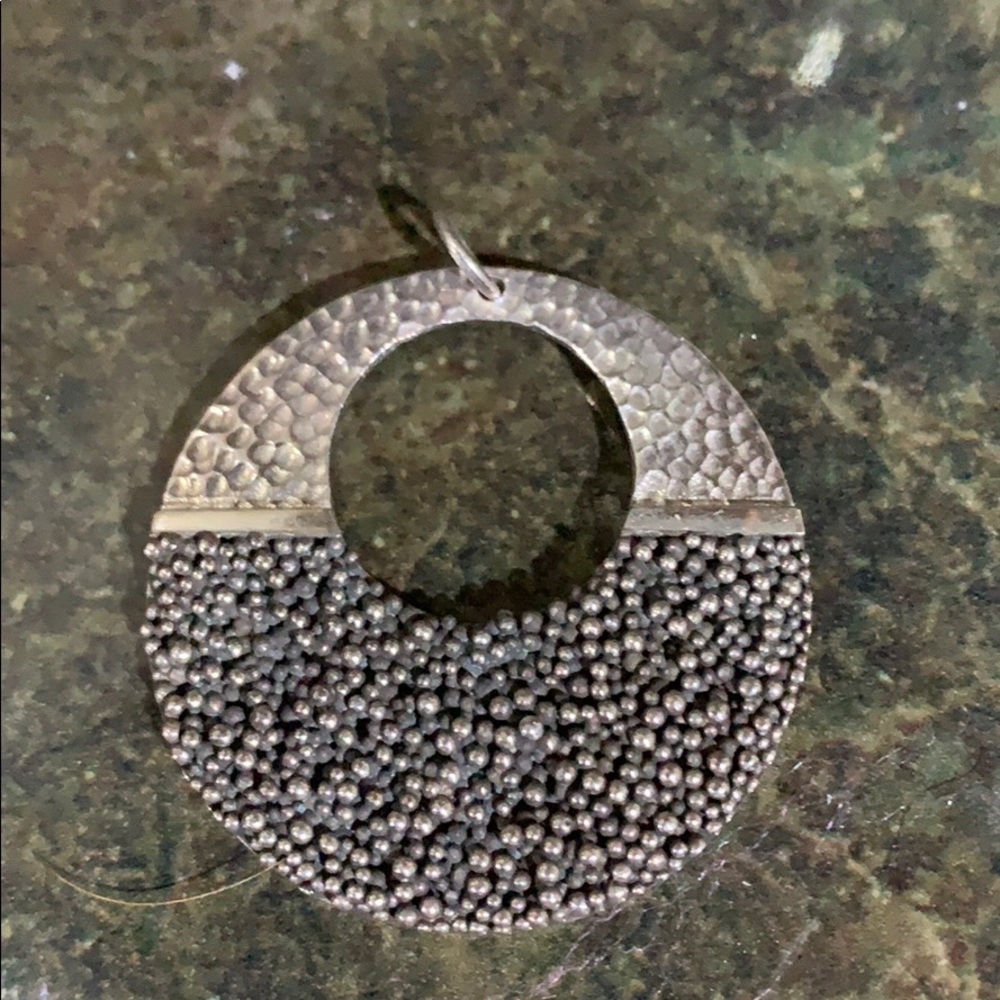 925 circle pendant